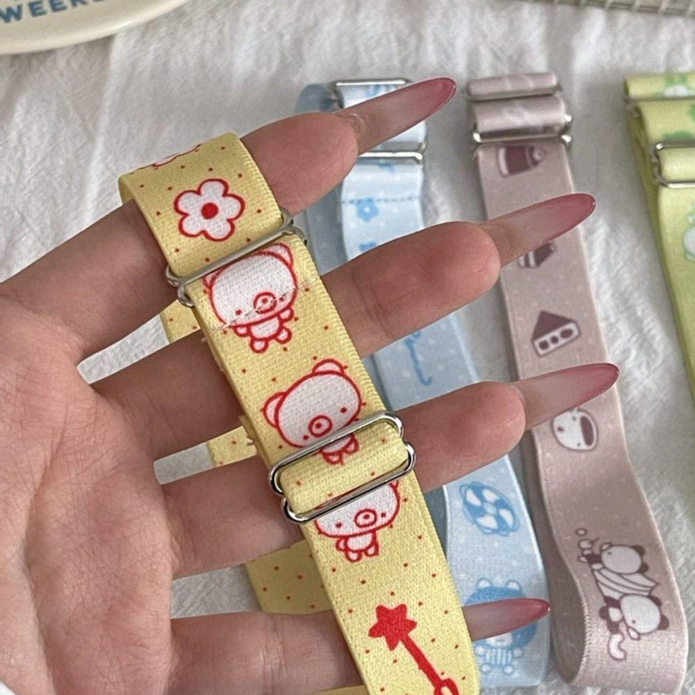 Adjustable Notebook Elastic Strap Cartoon Adjustable Planner Strap  for Scrapbookin
