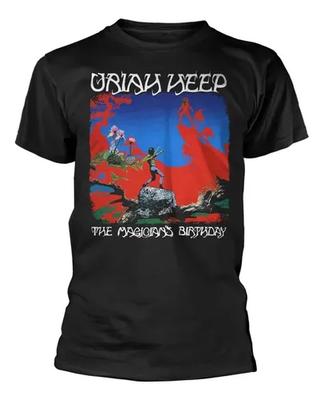 Unisex Shirt Cotton Oversize Large Size New Uriah Heep 'the Magician's Birthday' Preta - Nova Camiseta