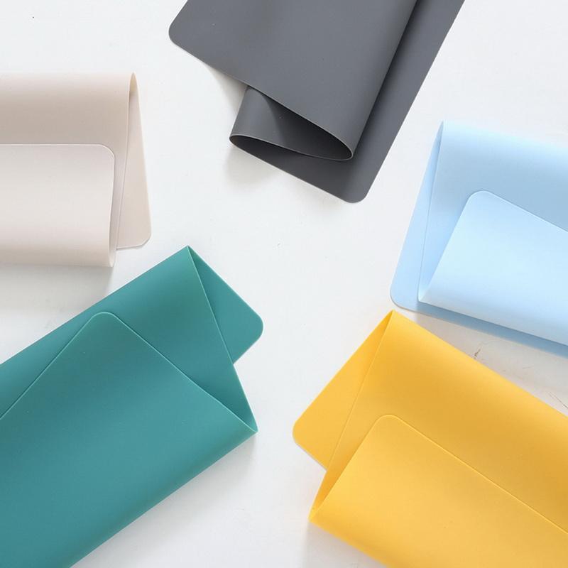 60/40 см силиконовый водонепроницаемый коврик для столовых приборов, теплоизоляционный противоскользящий моющийся обеденный коврик для кухонной стойки, защита