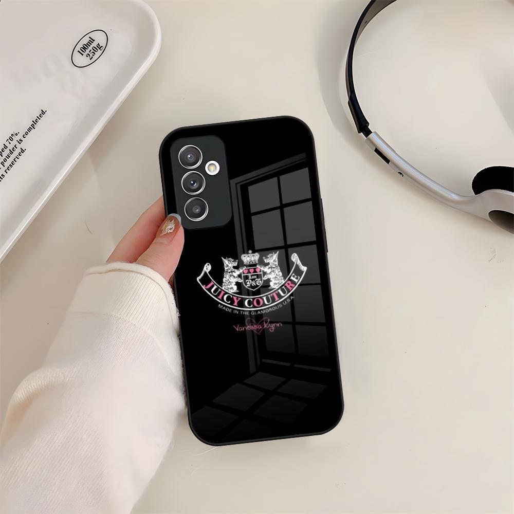 Чехол для телефона J-JuicysS Couture Стеклянный Для Samsung S24 S26 S23 S20 S25 S21 S22 Ultra Fe Plus A05 A06 A16 A26 A36 A56 Coque