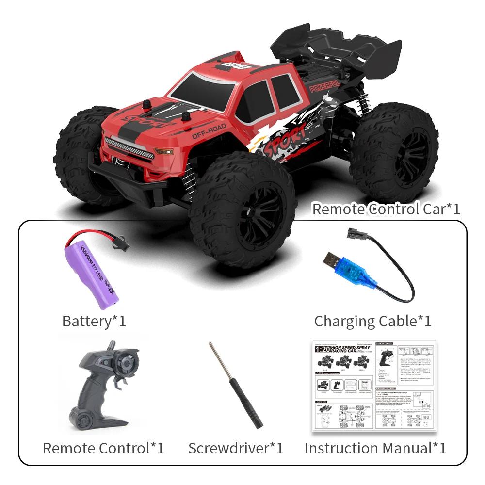 non-toxic RC Off-Road Car Q220 High-Speed 20 Km/h 2.4G Remote Control Racing Vehicle Climbing Buggy Drift Truck Children's Gift for children