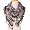 Colorful Lace Scarf with Tassel Flower Triangle Headband Sweet Printed  Wraps  Seaside