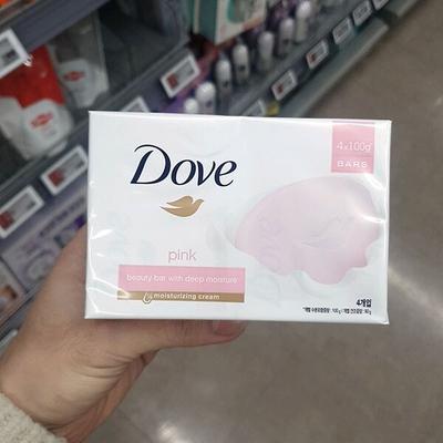 Deep Moisture Beauty Bar, розовое, 100 г, 4 упаковки
