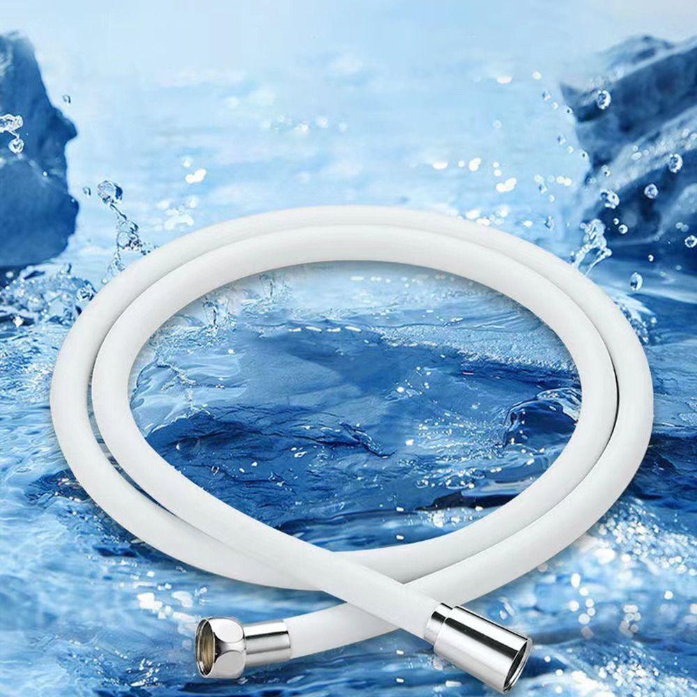 Anti-Winding Silicone Flexible Shower Hose 1.5/2M Showerhead Tube Bathroom Faucte Accessories