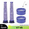 Rear Filter + HEPA Rear Filter Replacement Compatible with Dyson V7 and V8 Cordless Vacuum Cleaners Pre/ Post Filter Accessories