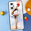 Масляная живопись Гимнастика Для Realme C55 C67 C61 C75 C53 C51 C21Y C25S GT 6 6T 5 GT7 Pro 10 11 12 13 14 Pro Plus Чехол