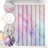 Renaiss 72x72 Inches Colorful Marble Shower Curtain Abstract Pink Purples Blue Fluid Ink Art Texture Lines Modern Luxury Fabric Shower Curtains for