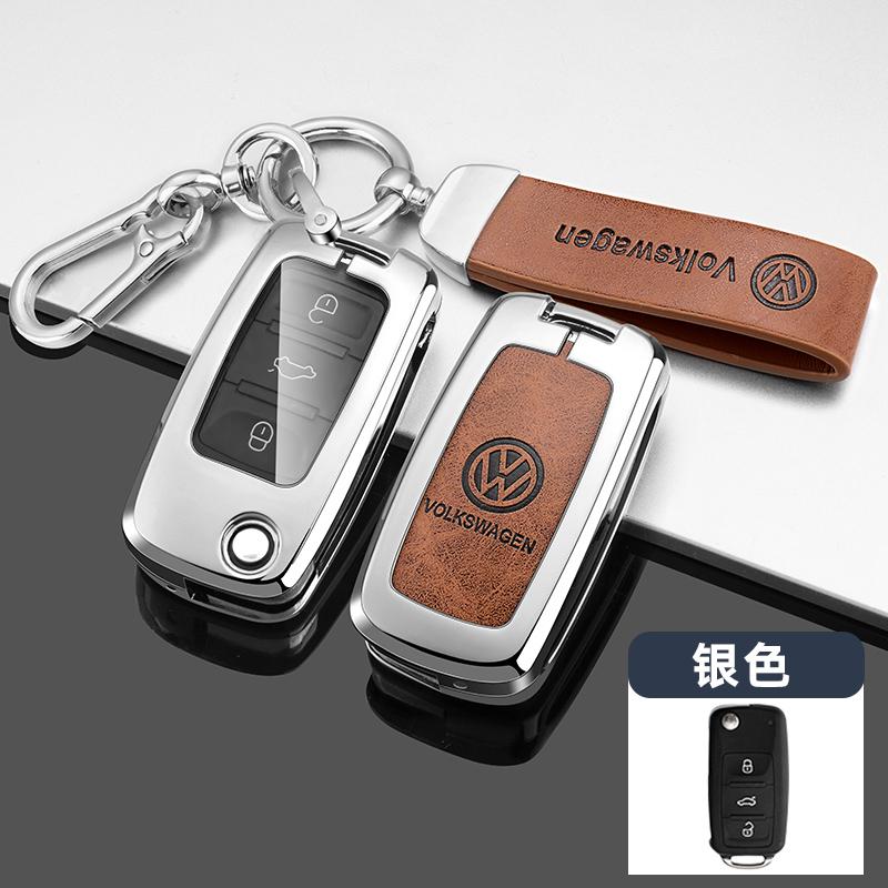 Для VOLKSWAGEN VW Чехол-обложка для корпуса автомобильного ключа Для Volkswagen VW Polo Golf Passat Tiguan Beetle Caddy T5 Up Eos Skoda Octavia Seat L