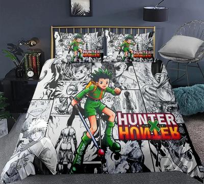 Постельное белье Hunter X Hunter Односпальное Полуторное Двуспальное Queen King Размеры Постельные комплекты Взрослые Детская Спальня Индивидуальный заказ