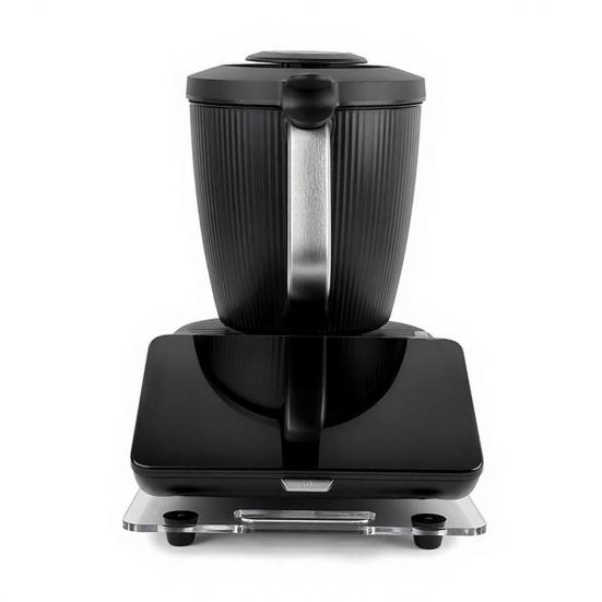 Скользящий коврик для миксера Thermomix TM7 Нескользящая основа Гладкие скользящие ролики Стабильная поддержка и ударопрочная защита Легко перемещать Практичный кухонный
