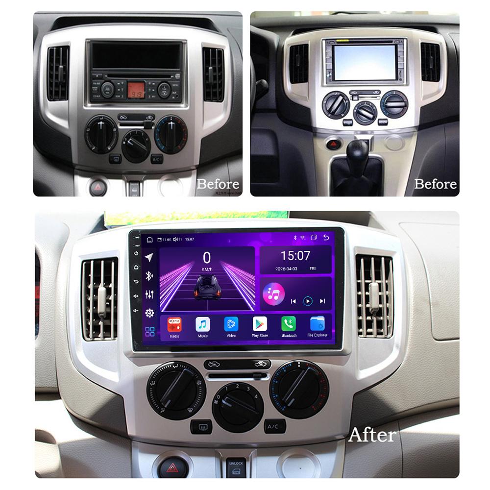 Автомобильная магнитола Android Car-Play для NISSAN NV200 2011-2018 Мультимедийный плеер Головное устройство Стерео Навигация GPS BT WIFI, 8 ЯДЕР ,2+32ГБ