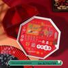 Chinese Style Fu Character Divided Snack & Candy Box with Lid