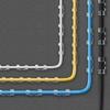 Plastic Material Cable Management Clips Self Adhesive Cord Holder  Desktop Cable Arrangement