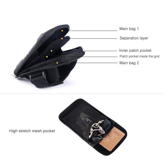 Универсальный держатель для сотового телефона, сумка на молнии, спортивный браслет для бега на открытом воздухе, чехол