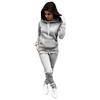 2 Piece Outfits for Women Long Sleeve Pullover Hoodie Sweatshirts Jogger Pants Set Fall Casual Tracksuit Lounge Set