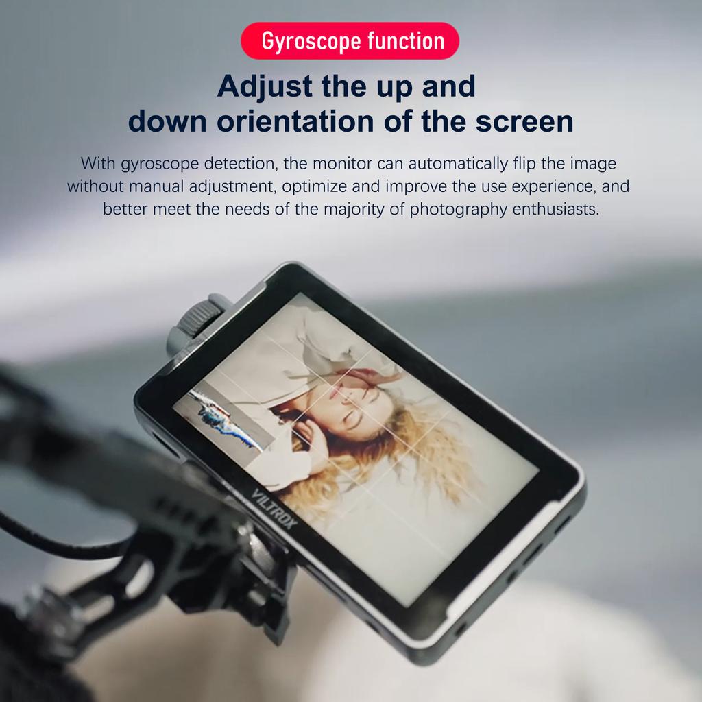 Viltrox DC-550 Pro 5,5-дюймовый портативный монитор 4K HD-видео 1200 нит 1920*1080 пикселей 3 типа питания
