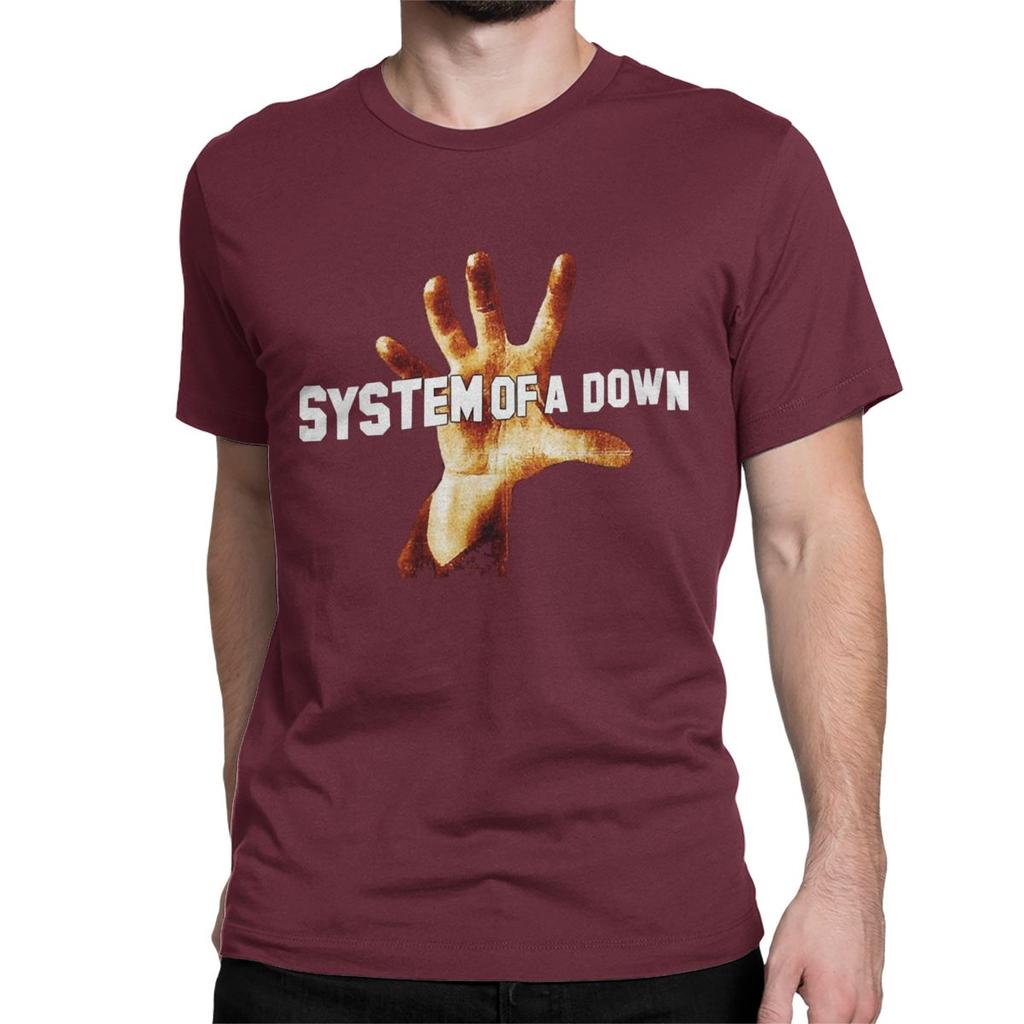 Винтажные футболки с рок-группой System Of A Down, хлопковая футболка унисекс WoUnisex, футболка с короткими рукавами в стиле хэви-метал, классическая одежда унисекс