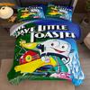Храбрый маленький тостер Комплект пододеяльника Кинг Квин Дабл Фулл Твин Одинарный размер Комплект постельного белья