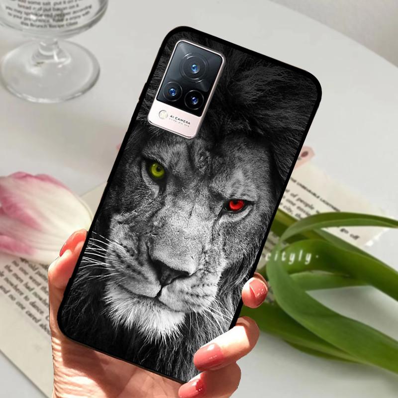 Для vivo V21 5G 4G V21E Чехол Мягкий Силиконовый Телефон TPU Coque Чехол для Vivo V21E v21 V 21e 21 V2050 V2061 Защитный Fundas Оболочка