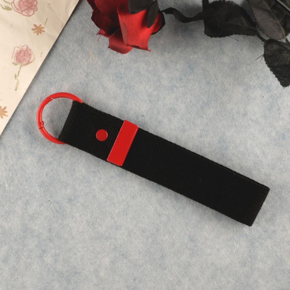 Цветной брелок для ключей, шнурок, простой, сделай сам, холщовый ремешок, тесьма, лента, веревка, брелок унисекс