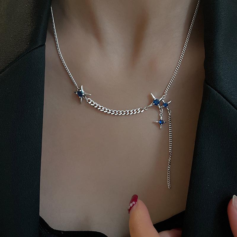 Простое ожерелье-чокер с круглыми бусинами и бахромой, женская цепочка для ключицы, подарок в холодном стиле, регулируемая цепочка-чокер, женская