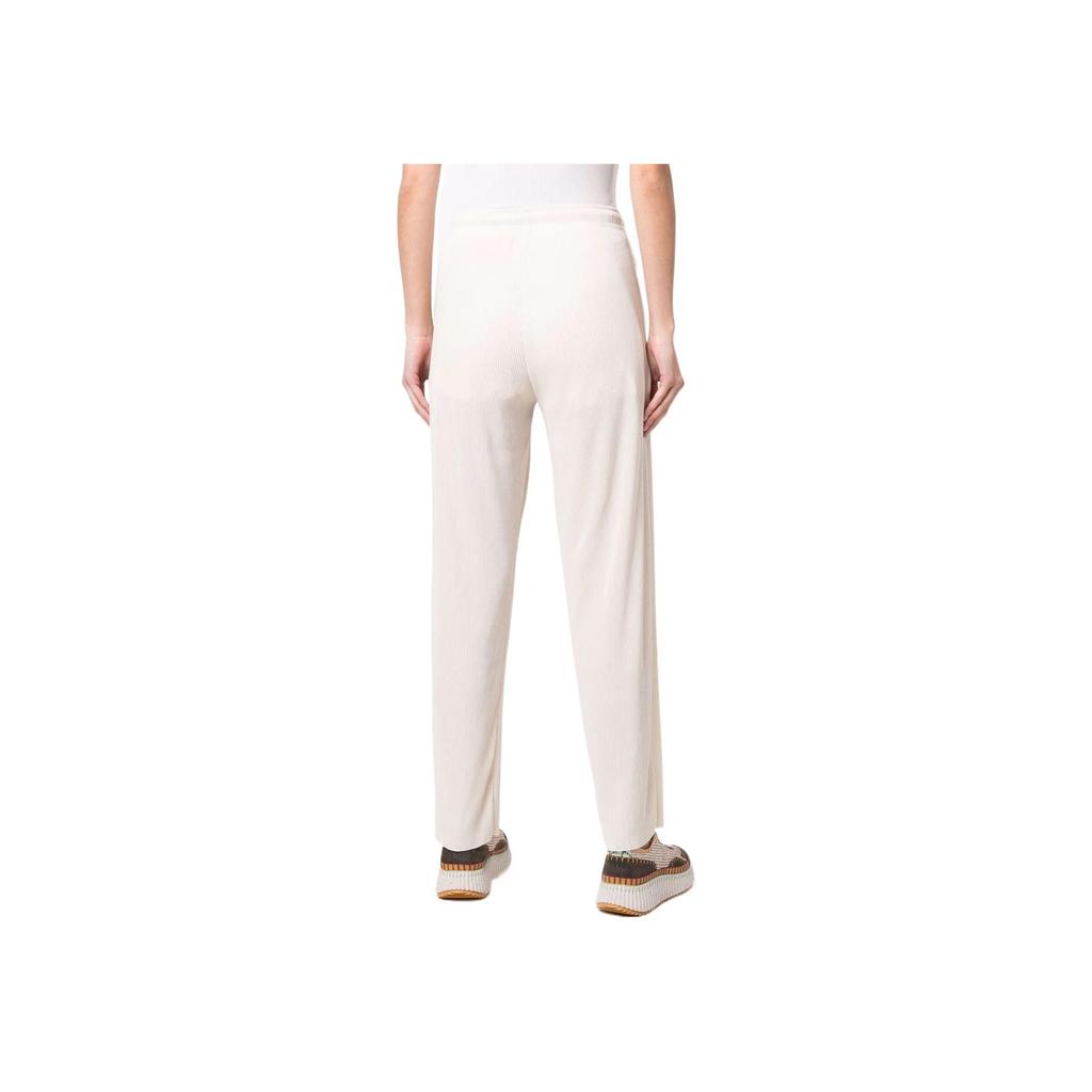 Adidas Оригинальные однотонные спортивные брюки с вышитым логотипом и завязками, прямые, женские, белые, HF7542