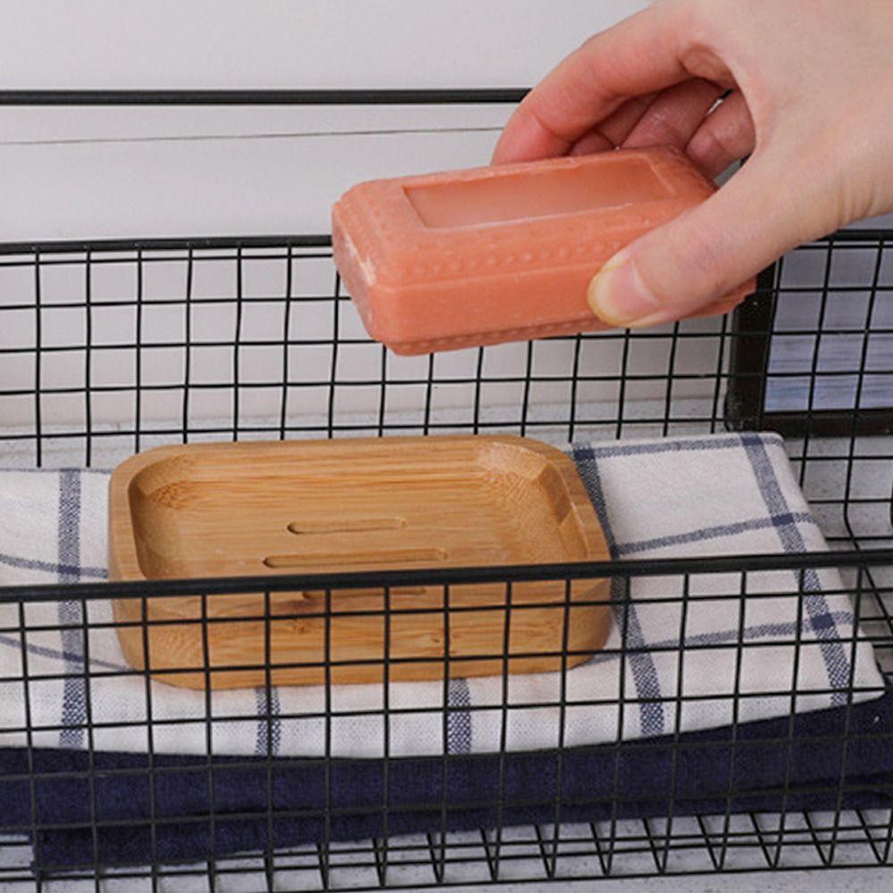 Multiple Styles Soap Box Bamboo Storage Rack Reusable Storage Box Home