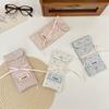 Floral Splicing Glasses Storage Bag Portable Glasses Bag Women's Sunglasses Glasses Case Fabric Storage Bag