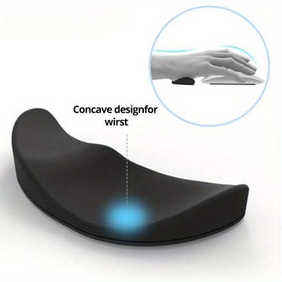Эргономичный коврик для мыши с защитой от порезов G80 Gel Non-Slip Streamline Wrist Rest Support Mat Компьютерный коврик для мыши для офисного игрового ПК