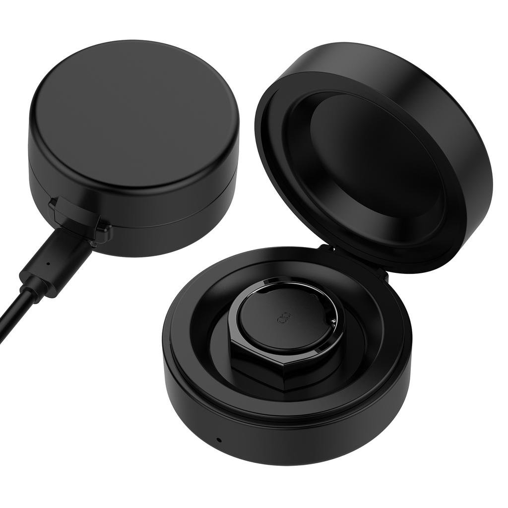Совместимый с зарядным кейсом Oura Ring Gen 4 Gen 3 Портативная безопасная док-станция для зарядки с кабелем USB-C для аксессуаров умного кольца