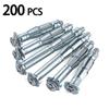 50PCWall Anchor Fixing Tool Bolts Hollow Drive Wall Anchor Screw Set Used for Fixing Heavy-duty Anchors On Drywall Gypsum Boards