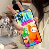 F-Fall G-Guys Party Game Phone Case For IPhone 17 16 15 14 13 12 11 Pro Max Plus Mini Silicone Black Cover