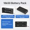 Двухслотовый держатель-кейс для батареек AA18650 DIY Коробки для хранения батареек 18650 2-слотовый держатель для ячеек батареек 3.7V Задняя крышка
