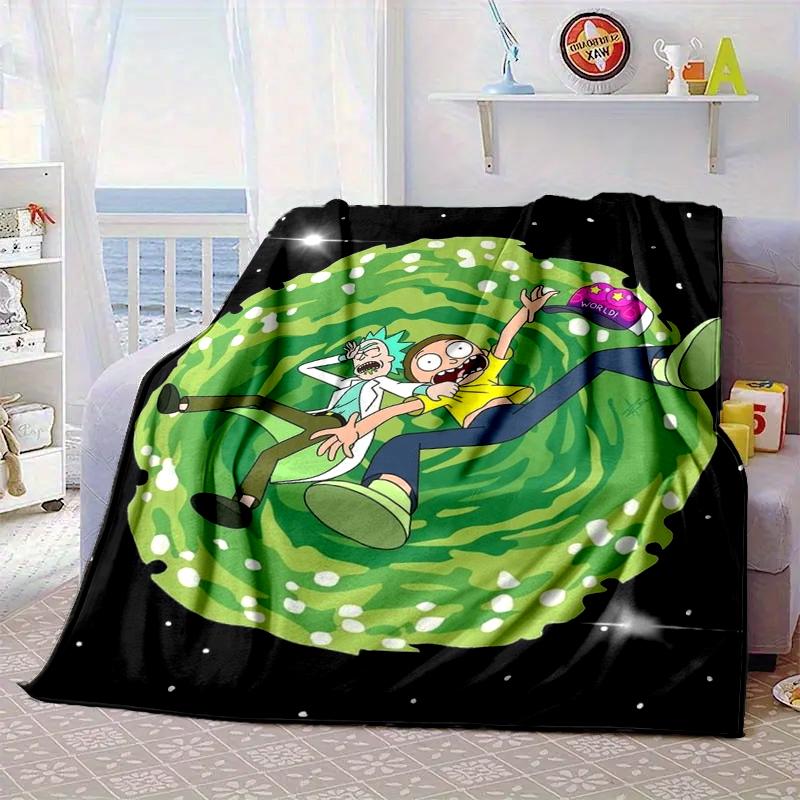 Monster Scientist Blanket Flannel Blanket for bed, sofa, Camping, Hiking, Picnic Essentials, gift for family Fan gifts