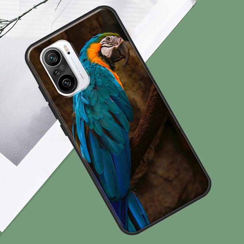 Чехол Animal Parrot Birds для Xiaomi 13 14 15 Ultra 13T 14T 15T Pro 17 Pro Max POCO F7 F5 F6 X5 X6 X7 Pro