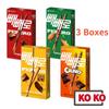 Lotte PEPERO Chocolate Stick 3 Boxes Set / Original / Almond / Choco Field (Nude) / Crunky