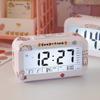Умный электронный будильник для студенческой спальни, общежития, многофункциональный, с большим объемом, без звука, прикроватные часы