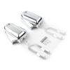 Motorbike Bar Shield Rear Axle Cover Swingarm Cap For Harley Softail FLSTC FLSTN 2008 2009 2010 2011-2018   Chrome Black