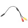 1pcs Car Backup Reverse Camera 4-Pin-Male To CVBS Female Connector-Wire Harness 58.5cm/23inch  In-Car-Technology