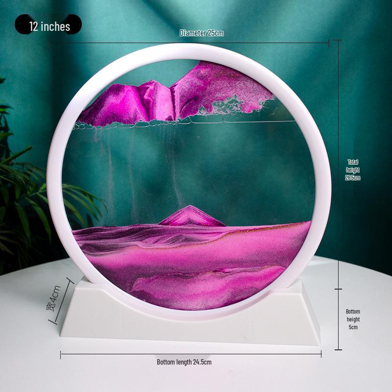 12-дюймовая 3D-картина с пересыпающимся песком: Настольное украшение для дома или офиса