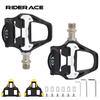 RIDERACE Road Bike Pedal Bicycle Self Locking Pedals Gravel Cycling Sealed Bearing Cleats Clipless Pedal For SPD SL System