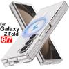 Роскошный ультратонкий прозрачный чехол для телефона Samsung Galaxy Z Fold 7 6, магнитный, для беспроводной зарядки, противоударный защитный чехол