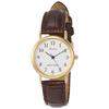 [Citizen Q&Q] Analog Watch Waterproof Leather Band Q997-104 Women's White White/Brown 1pc