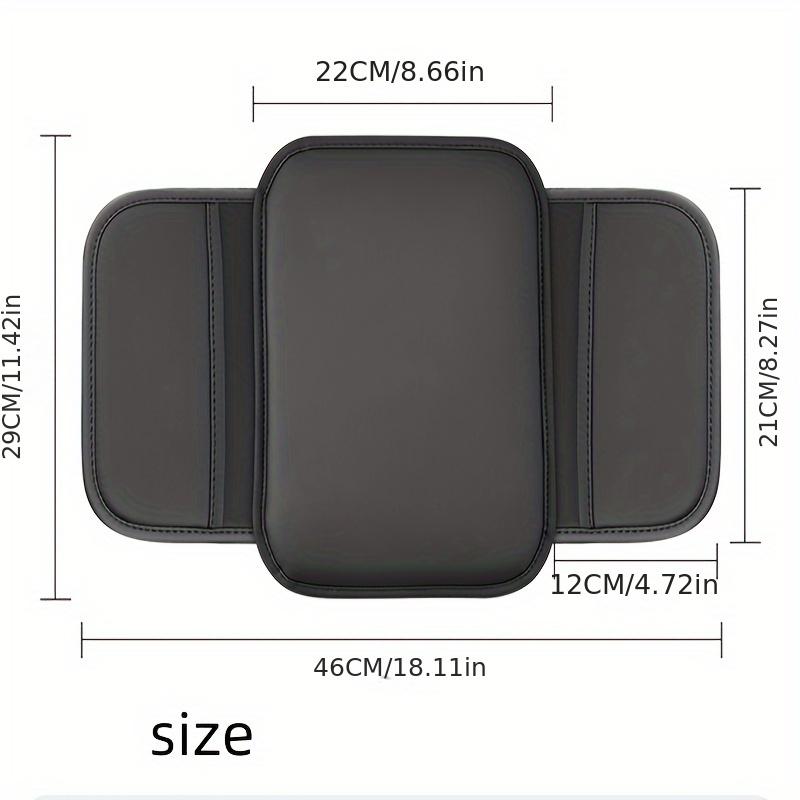 Автомобильный универсальный подлокотник, подушка для хранения вещей в подлокотнике автомобиля, износостойкий защитный чехол для центральной консоли из искусственной кожи на все сезоны