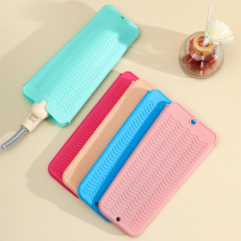 1 шт. Силиконовый чехол для термоизоляции щипцов для завивки, Жаростойкий инструмент, Нескользящий, Портативная сумка для хранения