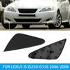 Black Car Front Bumper Fog Light Lamp Frame Cover Cap Hood Lid Accessories 5243853010 for Lexus IS250 IS350 2006 2007 2008