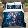 Постельный комплект «Клинок, рассекающий демонов» мягкое покрывало на кровать наволочка односпальный/двуспальный японская манга для мальчиков и подростков комплект простыней