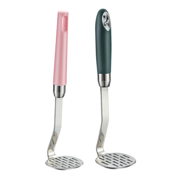 Картофелемялка Сверхпрочная Мелкоячеистая Утолщенная Нержавеющая Сталь Ручной Пресс Измельчитель Детского Питания Кухонный Инструмент