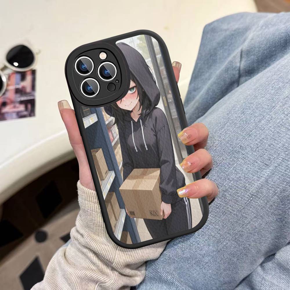 Watamote K-Kuroki T-Tomoko Кожаный Чехол Для Телефона На IPhone 16 15 14 13 12 11 Pro Max Plus Ударопрочный Чехол