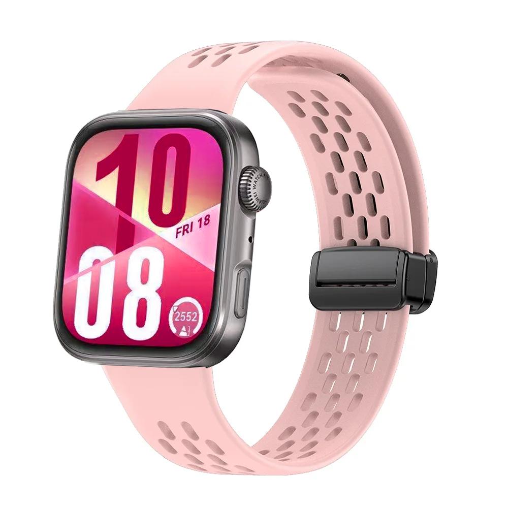 Magnetic Silicone Strap for Huawei Watch Fit 4 Fit 3 Sport Bracelet Wristband for Huawei Watch Fit 4 Pro Correa Belt Accessories